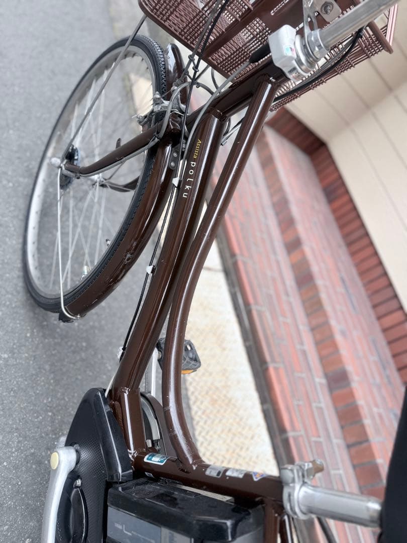 大阪府　ブリヂストン　 電動アシスト自転車 ブラウン　26インチ