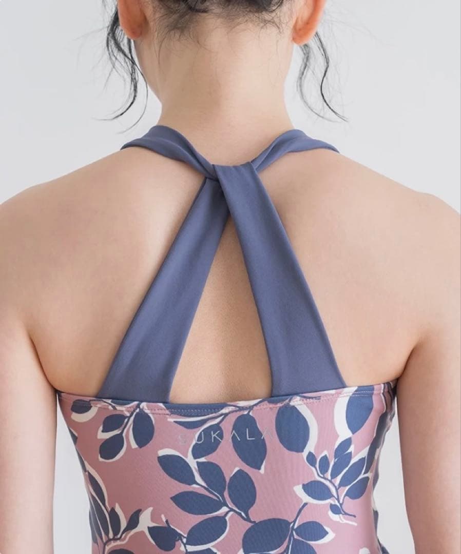 SUKALAリーフバイカラータンクトップ&レギンス S