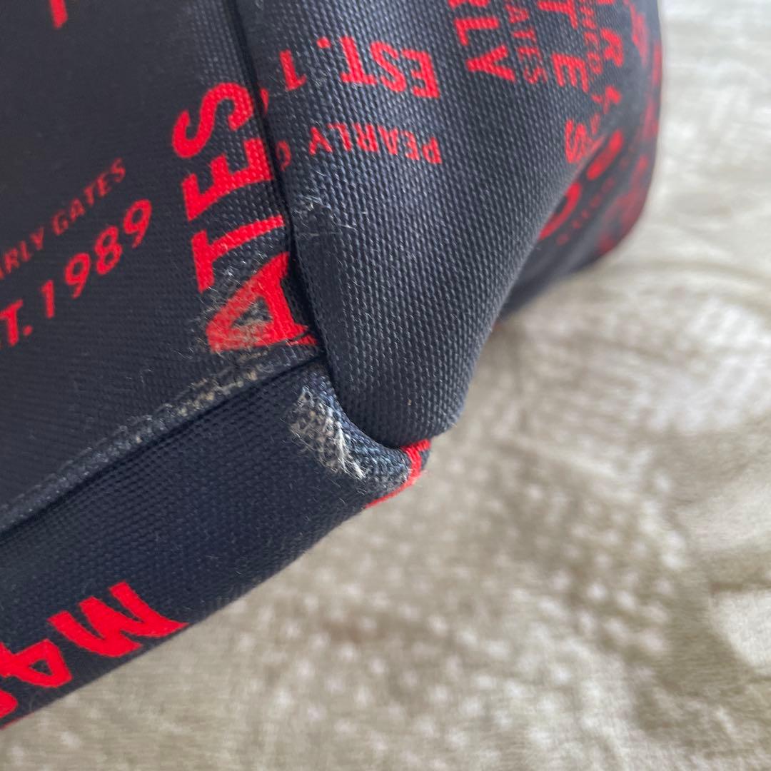 PEARLY GATES ゴルフロッカーバッグ ネイビー/レッド