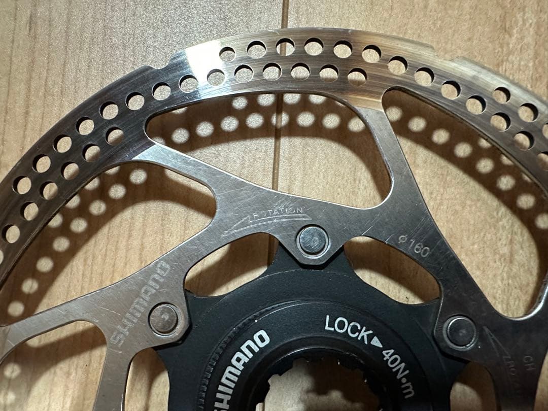 SHIMANO DEORE XT M755 対向4ポッド　ディスクブレーキセット