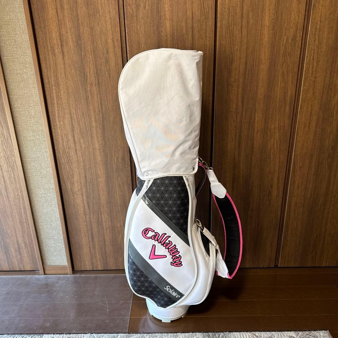 Callaway キャディバッグ ホワイト/ブラック/ピンク