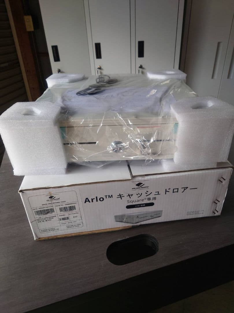 【未使用】APG キャッシュ　ドロワー　レジEKDS448-2-W410-A22