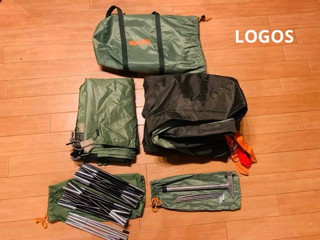 美品 ロゴス LOGOS neos ツーリングドーム ソロ フェス キャンプ 1