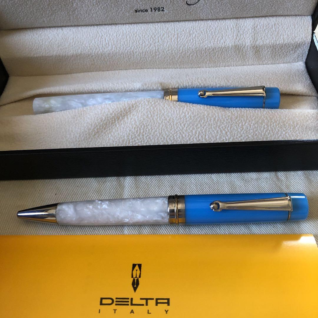 デルタ　ビンテージ　インシエーメ　万年筆・ボールペンのセット