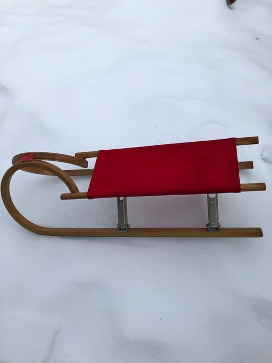 【値下げ】ドイツ製　折り畳み　ソリ　ボブスレー