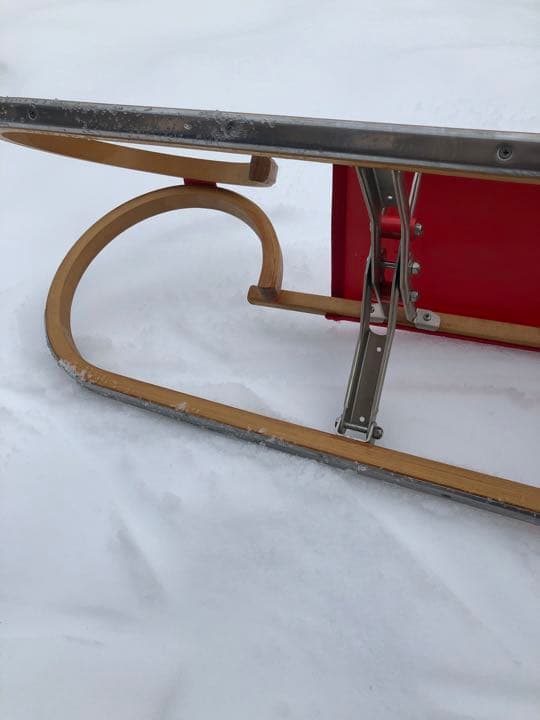 【値下げ】ドイツ製　折り畳み　ソリ　ボブスレー