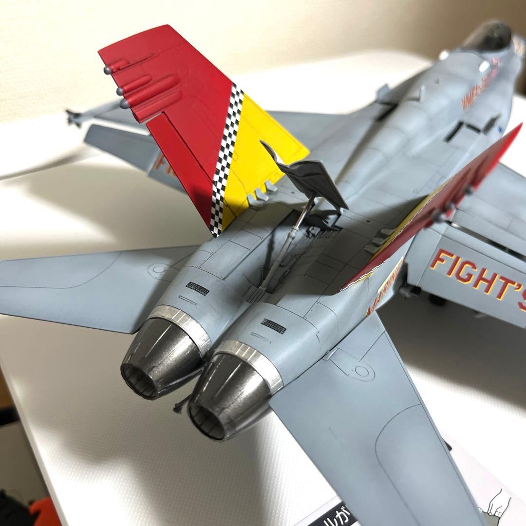 戦闘機プラモデル完成品1/48ハセガワF-18ホーネット
