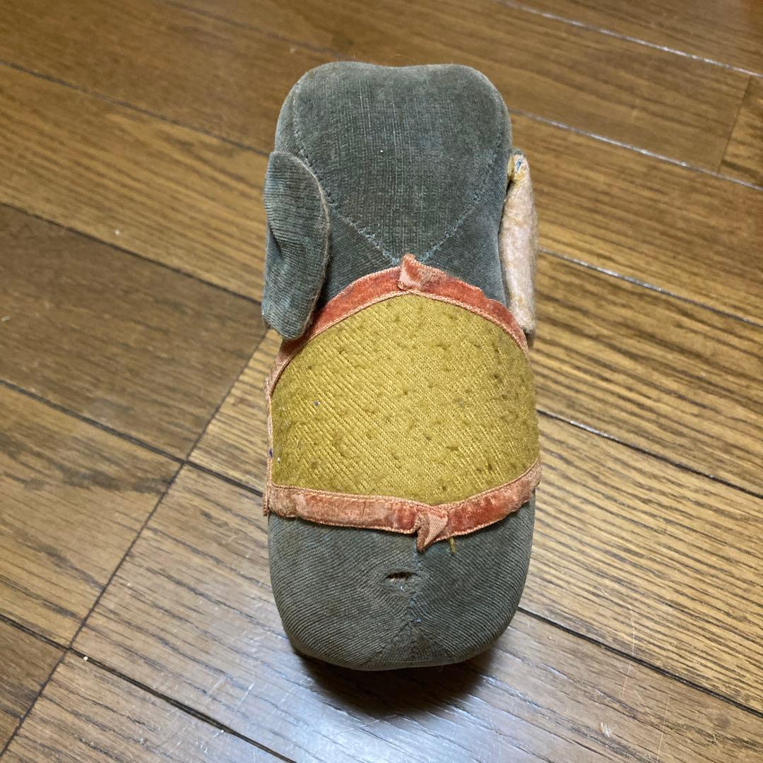 ヴィンテージ　ゾウ　ぬいぐるみ　動物園ぬいぐるみ　昭和レトロ