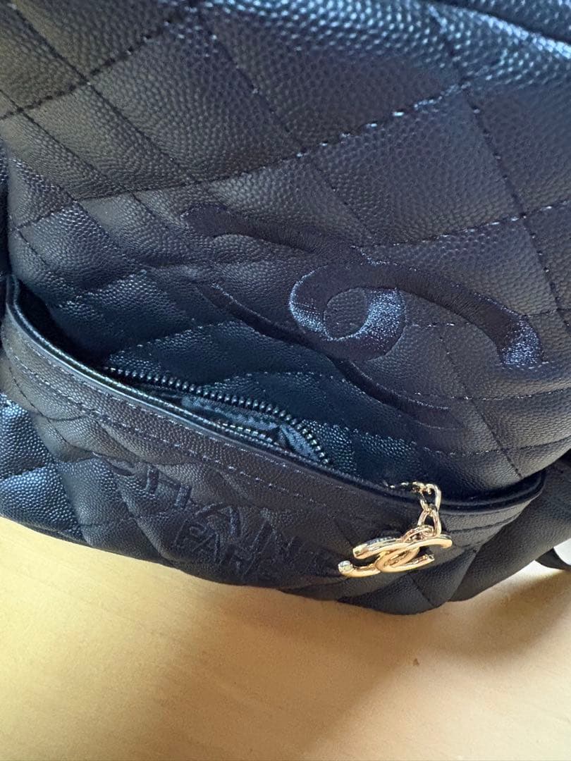 CHANEL シャネル リュック バッグ パック 黒色ノベルティ