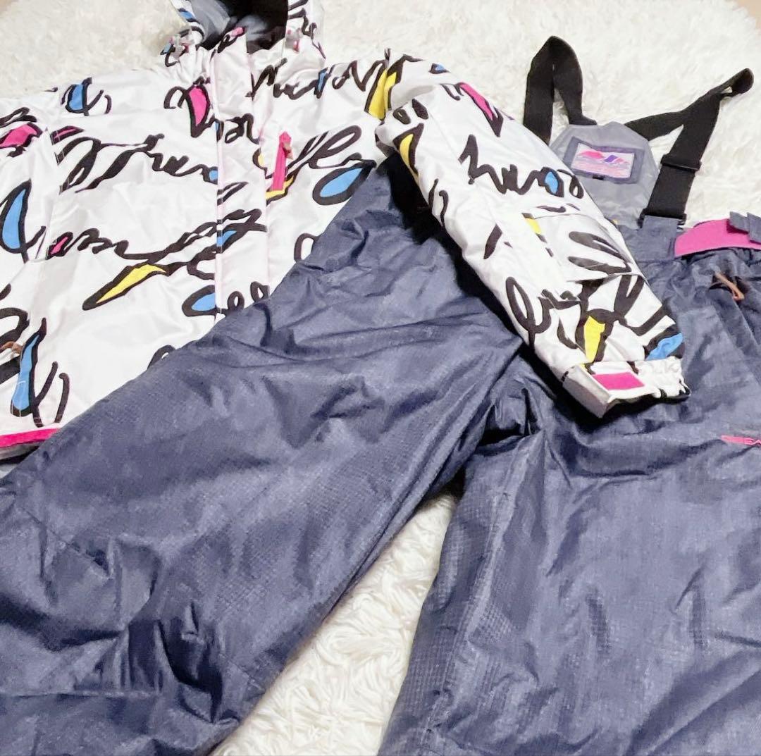 D*a様 美品！スキーウェア スノボウェア 上下セット マルチカラーLサイズ