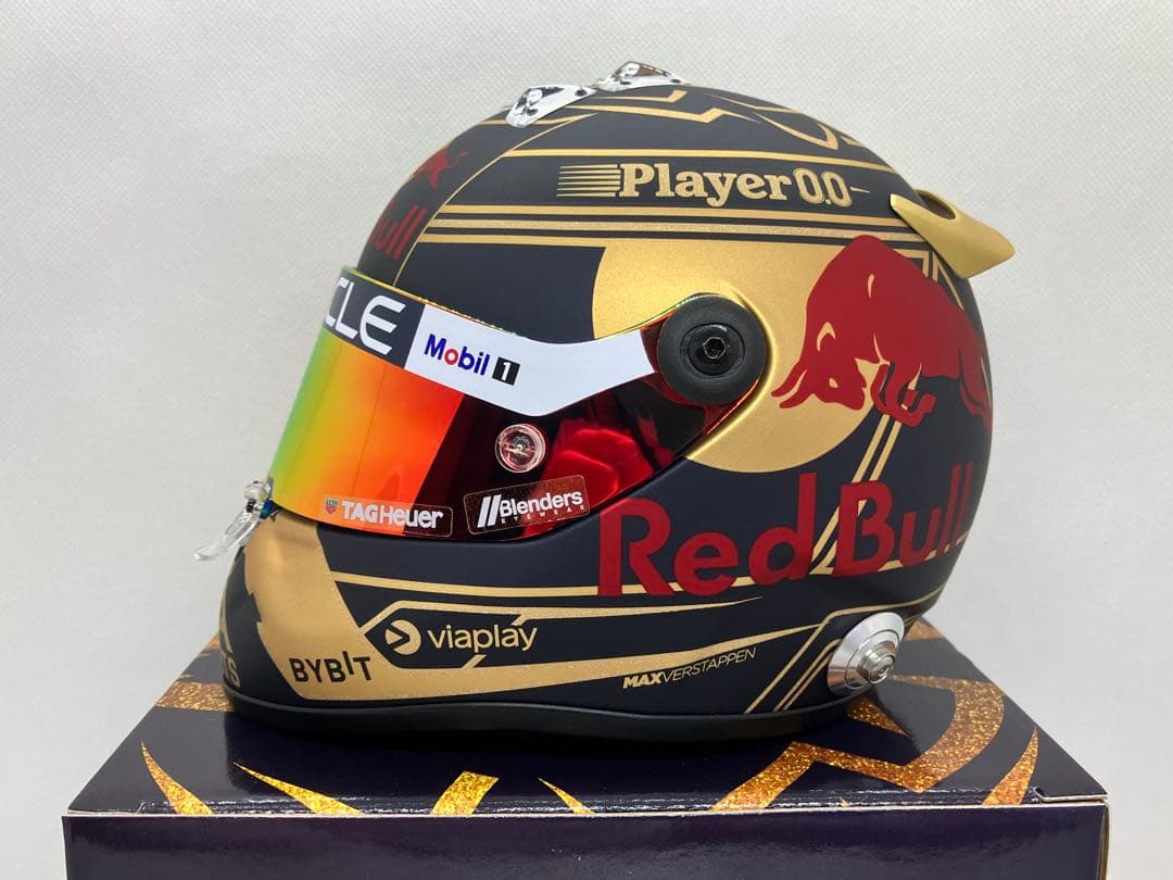 ★1/2 ヘルメット★M.フェルスタッペン★2023 F1ワールドチャンピオン★