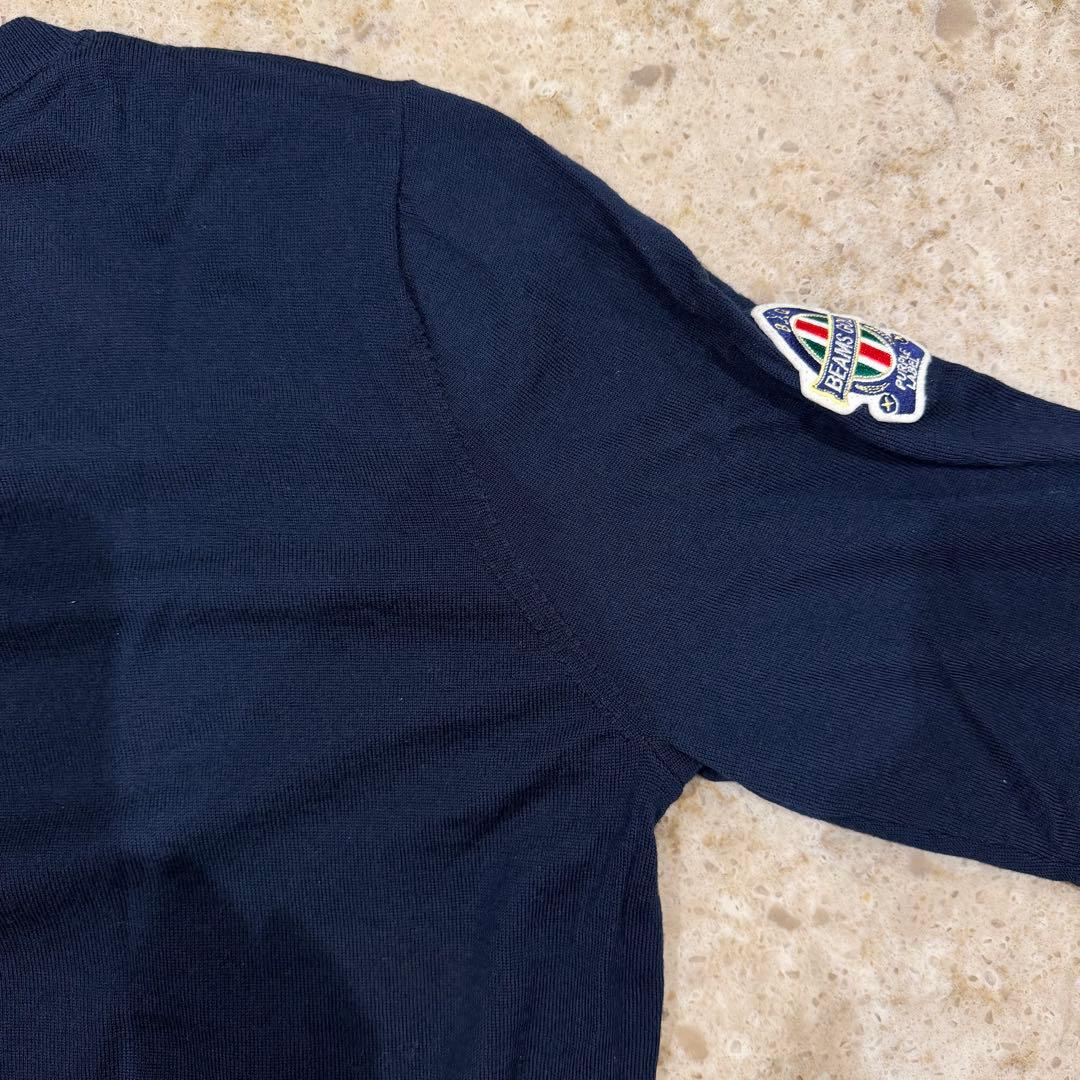 BEAMS GOLF エアシャット 裏付き スフィダンテ 防風 ニット