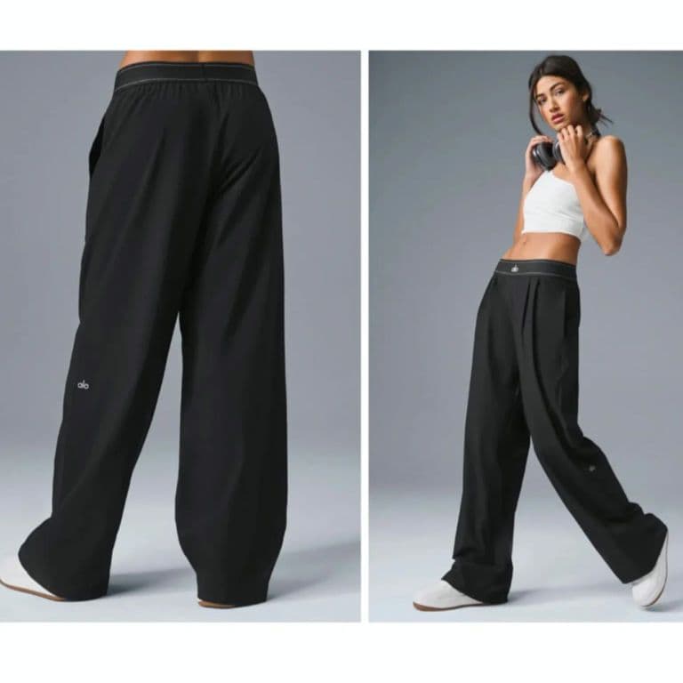 アローヨガ　スーツアップトラウザー　ブラック✨大人気❤️