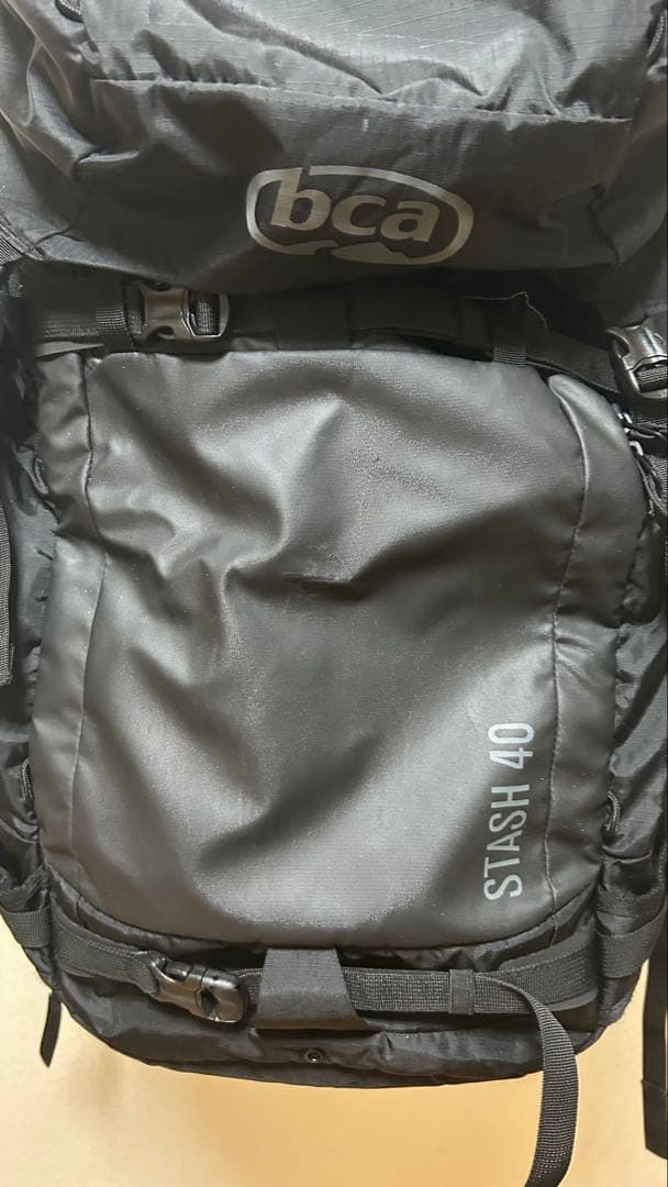 BCA STASH 40 ブラックバックパック