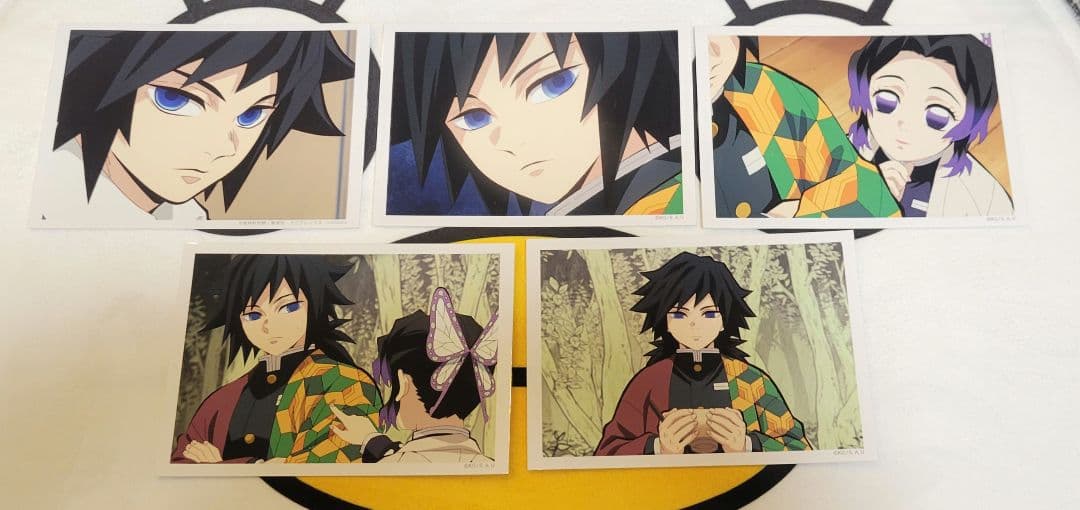 鬼滅の刃 鼓屋敷編・那田蜘蛛山編 予告場面ブロマイド 冨岡義勇 胡蝶しのぶ