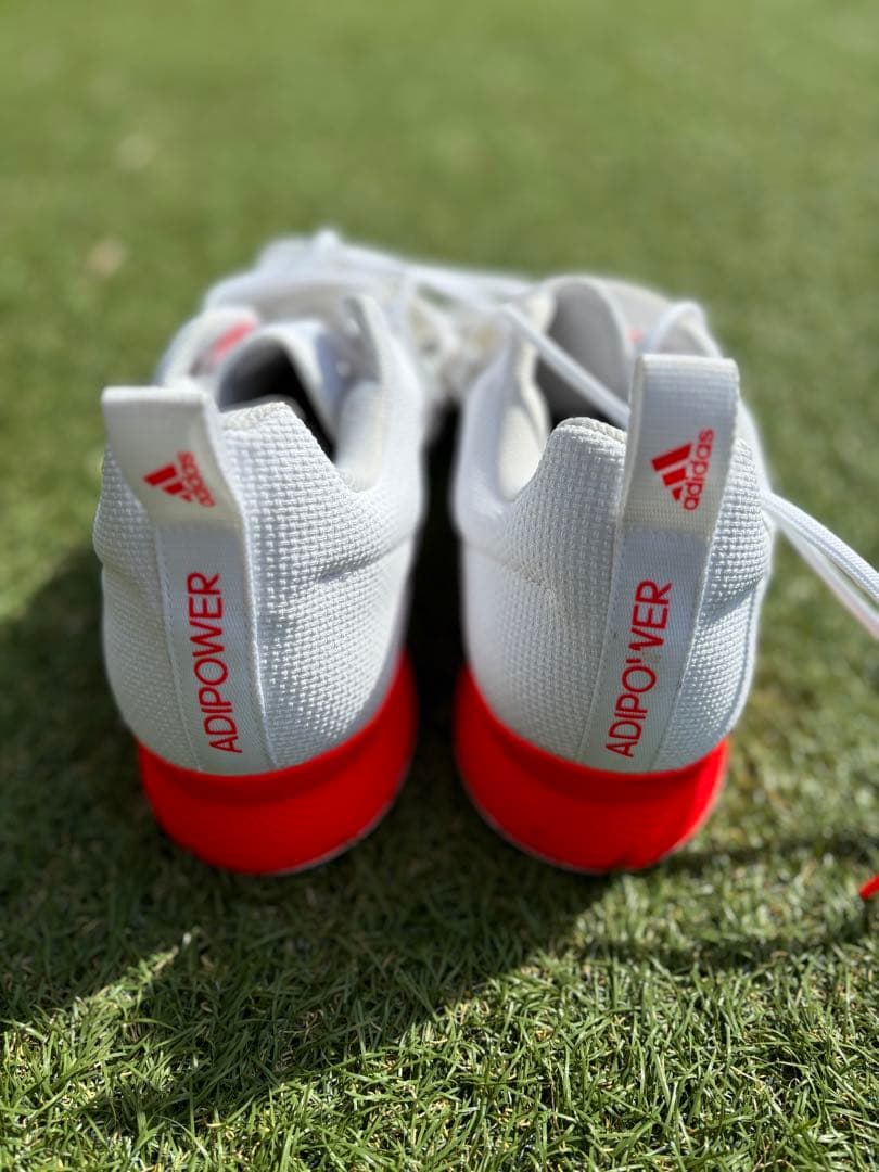 【新品未使用】adidas ADIPOWER ホワイト/ブラック/レッド