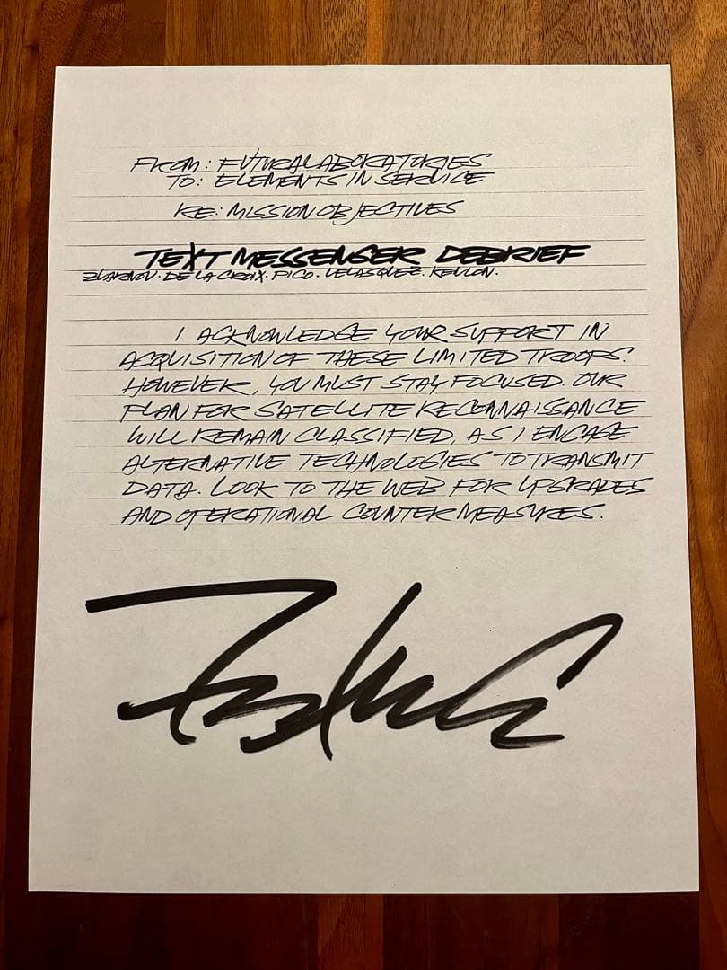 Futura / Hand-drawn Graffiti Art（直筆画）#01