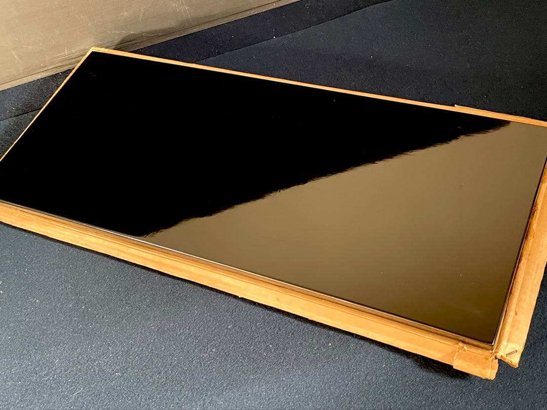 【未使用 美品】「祖」 炉用 真塗 長板 紙箱 茶道具 （1120②）