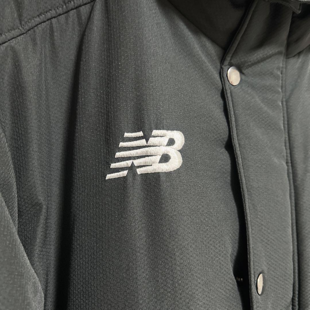 New Balance FC GIFU ベンチコート L 黒 パテッドコート