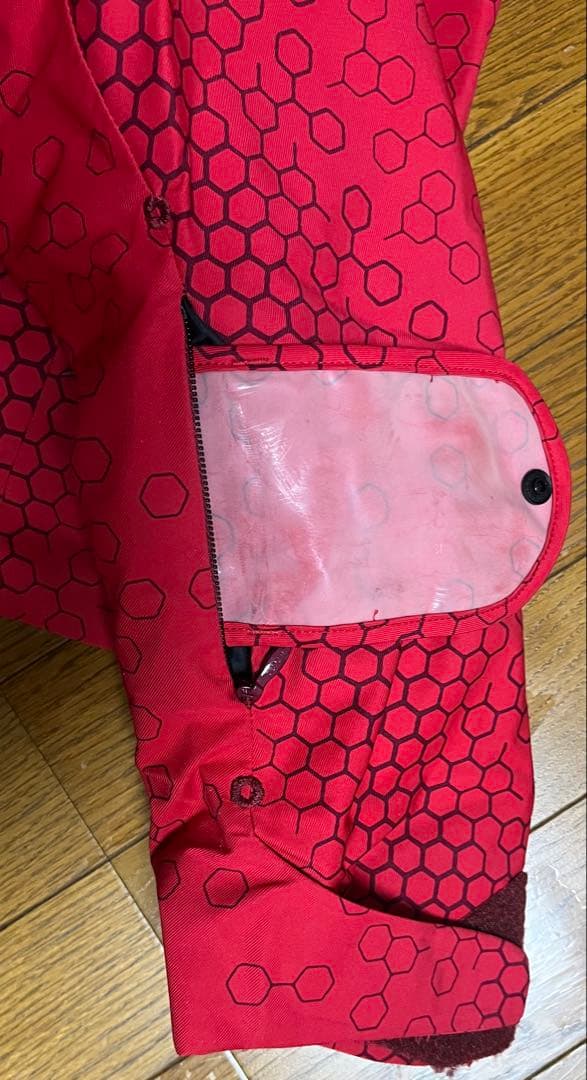 DIGENTE SSサイズ　レッド スキーウェア ハニカムデザイン　上下