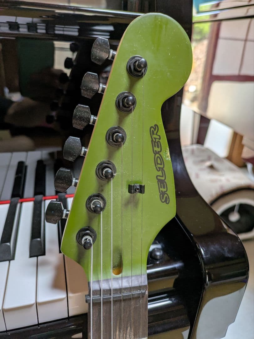 SELDER エレキギター オリーブグリーン