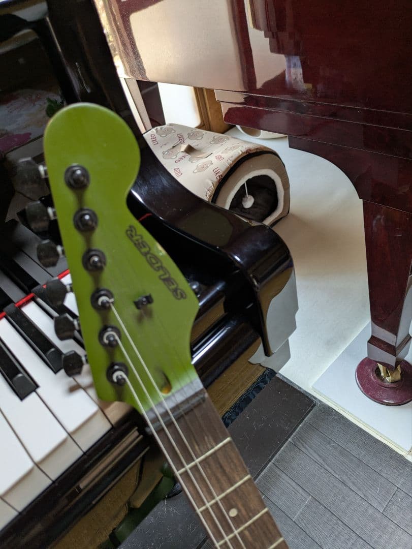 SELDER エレキギター オリーブグリーン