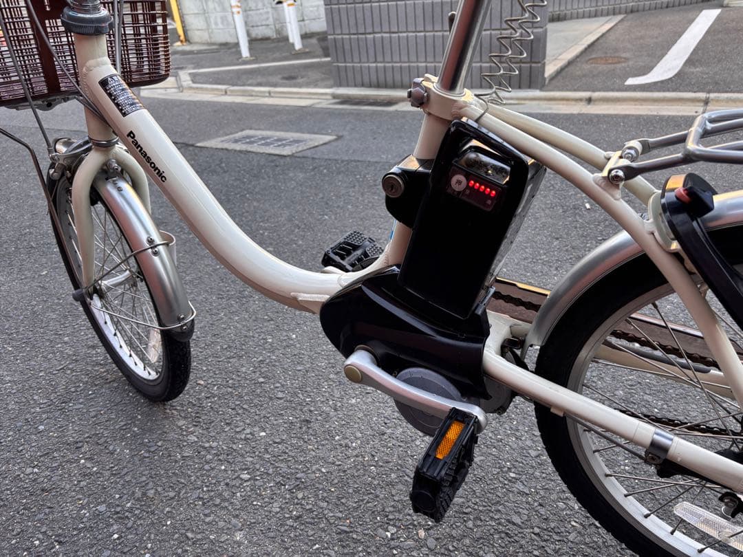 Panasonic 電動アシスト自転車 クリーム色