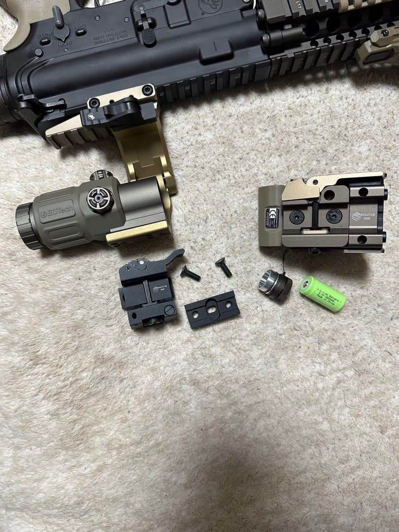 東京マルイ mk18 mod.1 ガスブローバック カスタム付 属品多数