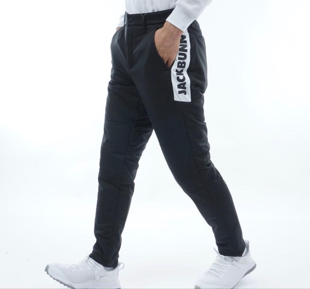 JACK BUNNY ジャックバニー PEスムース 中綿パンツ 黒 防寒