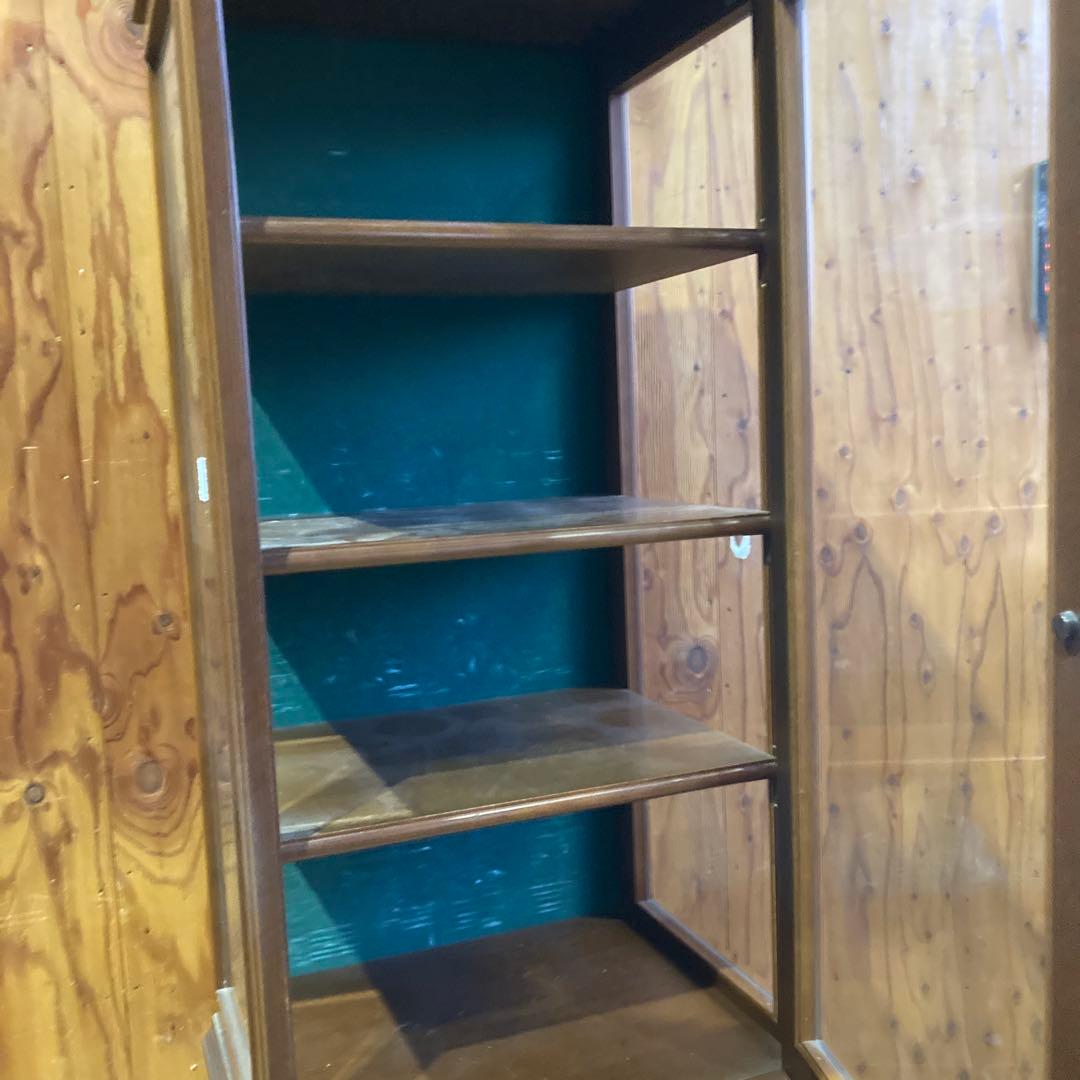 【希少】マルニ木工地中海シリーズのガラスキャビネット