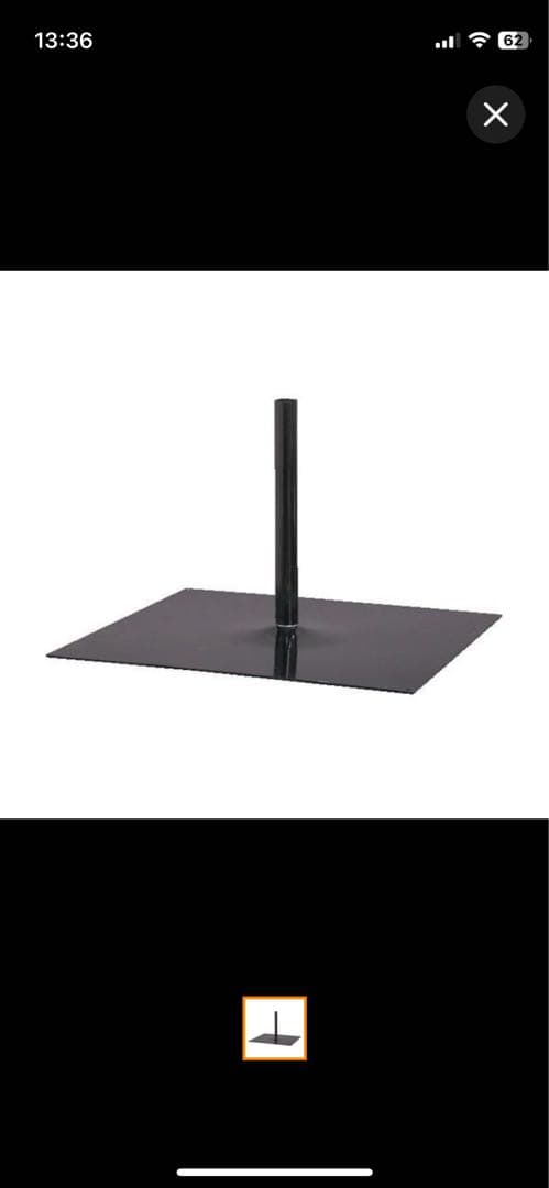 旗、ポール台 未使用 4台　お店や選挙に