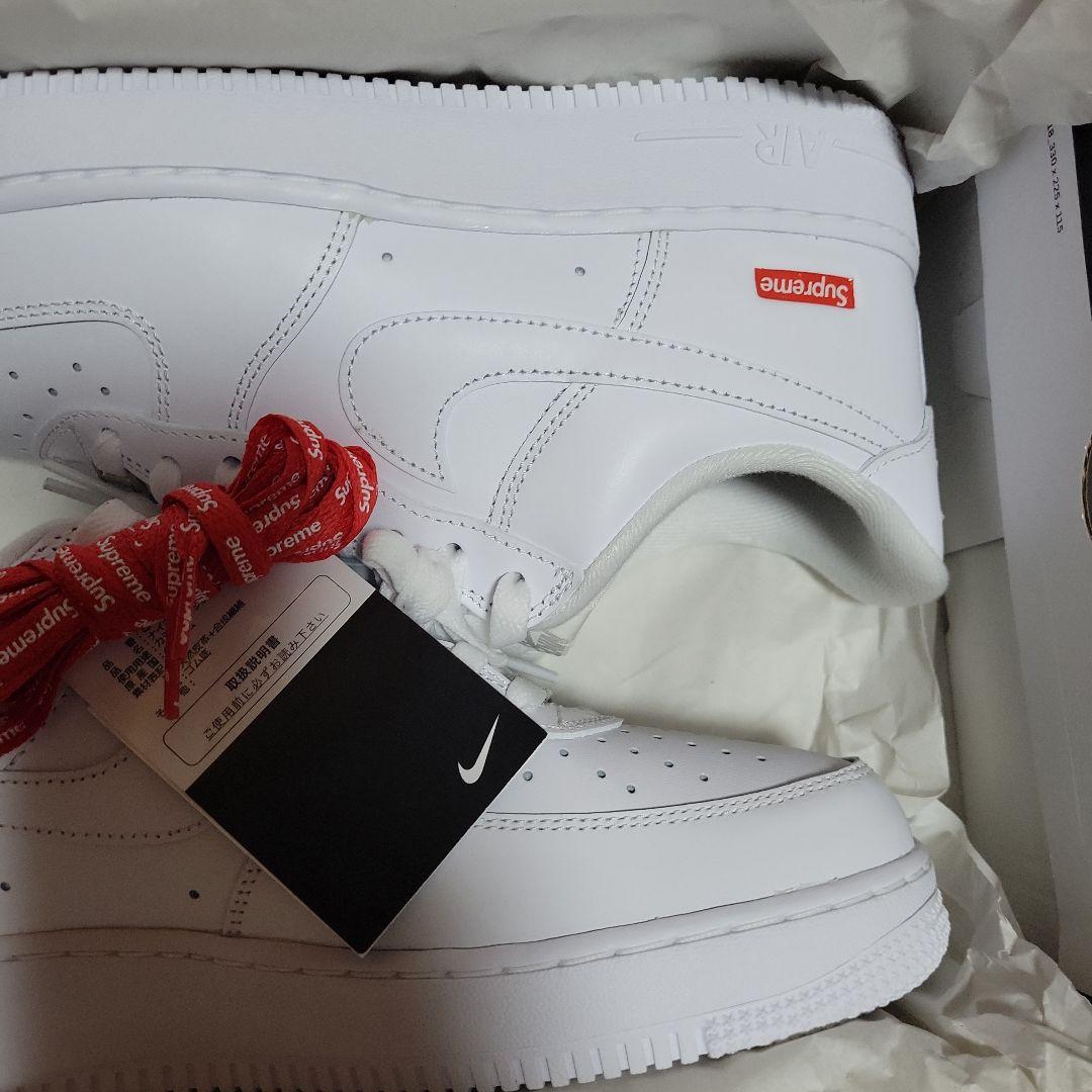 Nike Air Force 1 Supreme ホワイト 27.5