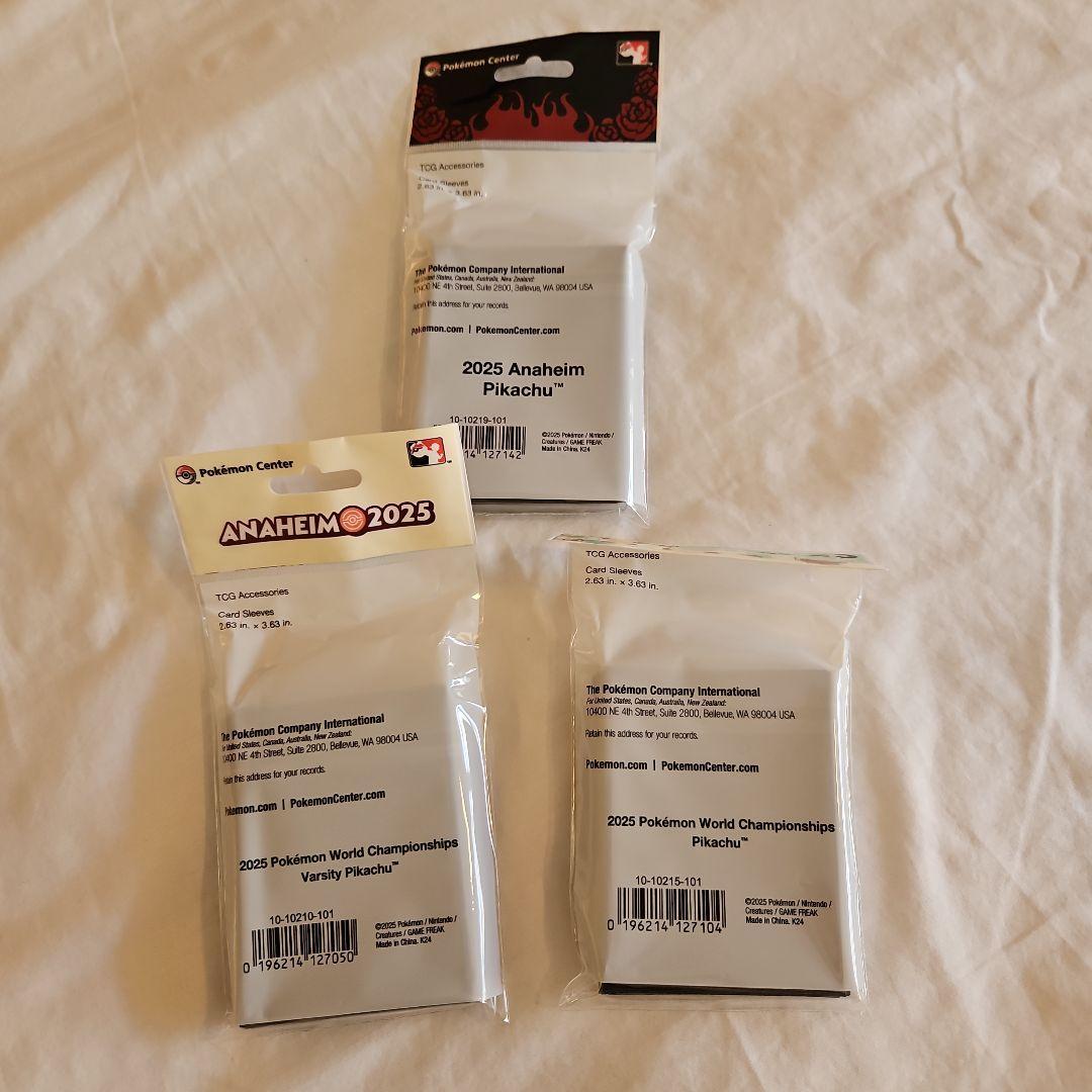 スリーブ セット 黒ピカ WCS 2025 ポケモン ワールドカップ