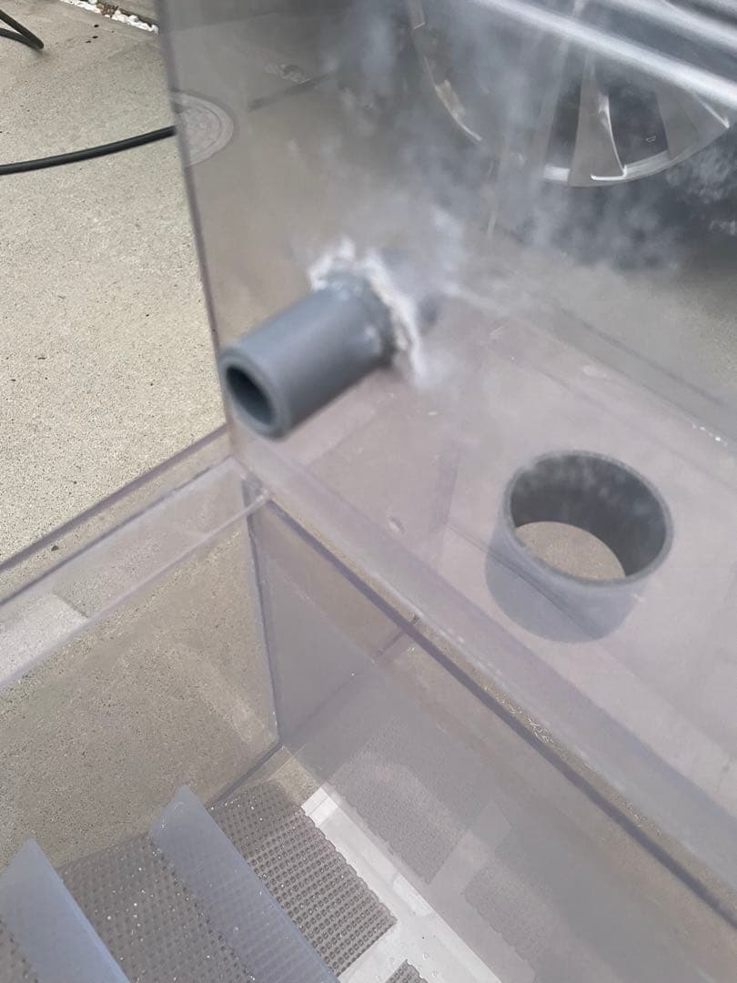 アクリル水槽オーバーフロー用濾過槽４５✖️３０✖️３０