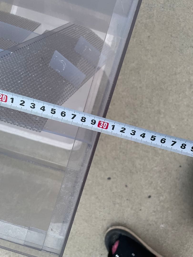 アクリル水槽オーバーフロー用濾過槽４５✖️３０✖️３０