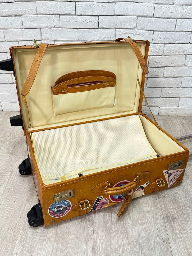 【東京都23区配送無料】スーツケース　旅行　トラベル　キャリーケース　ビンテージ
