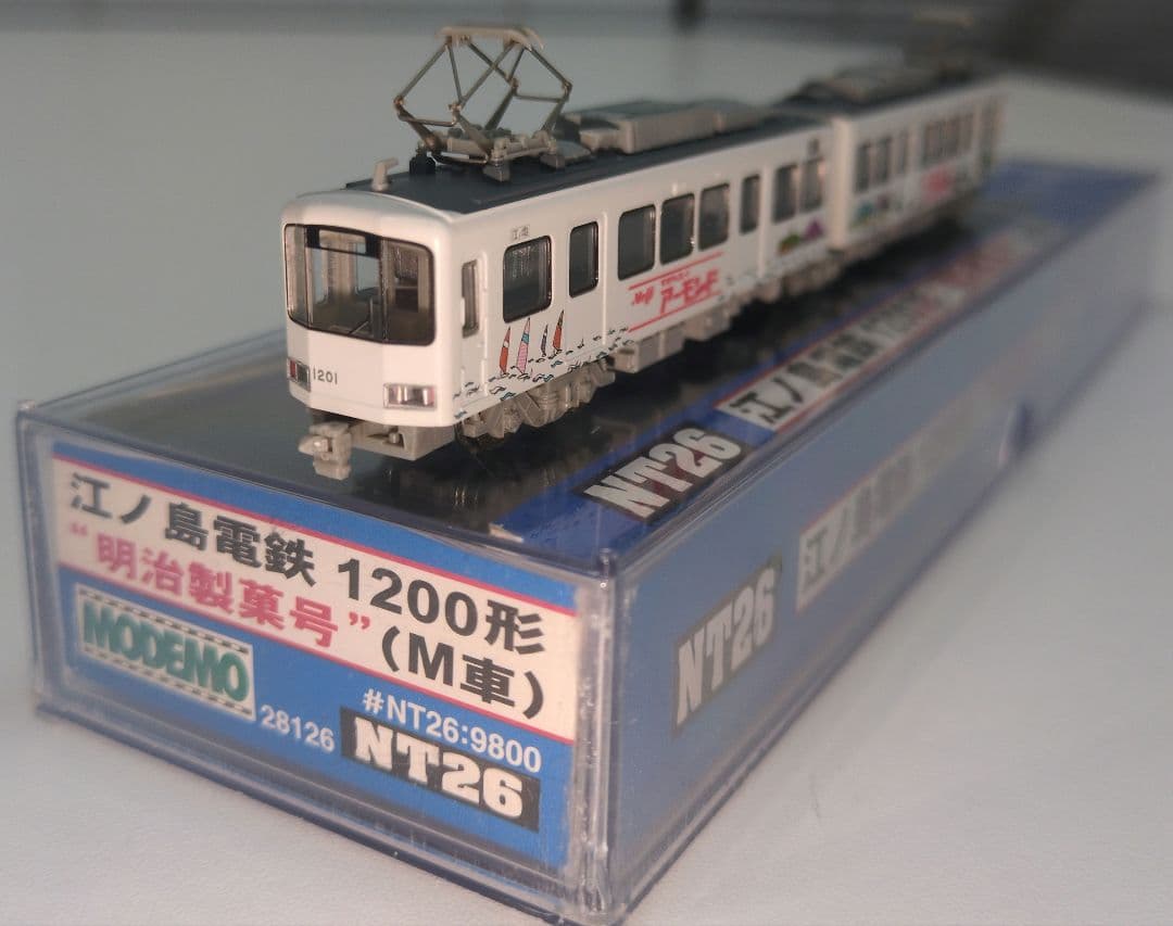 鉄道模型 江ノ電 1200形 明治製菓号 (M車)