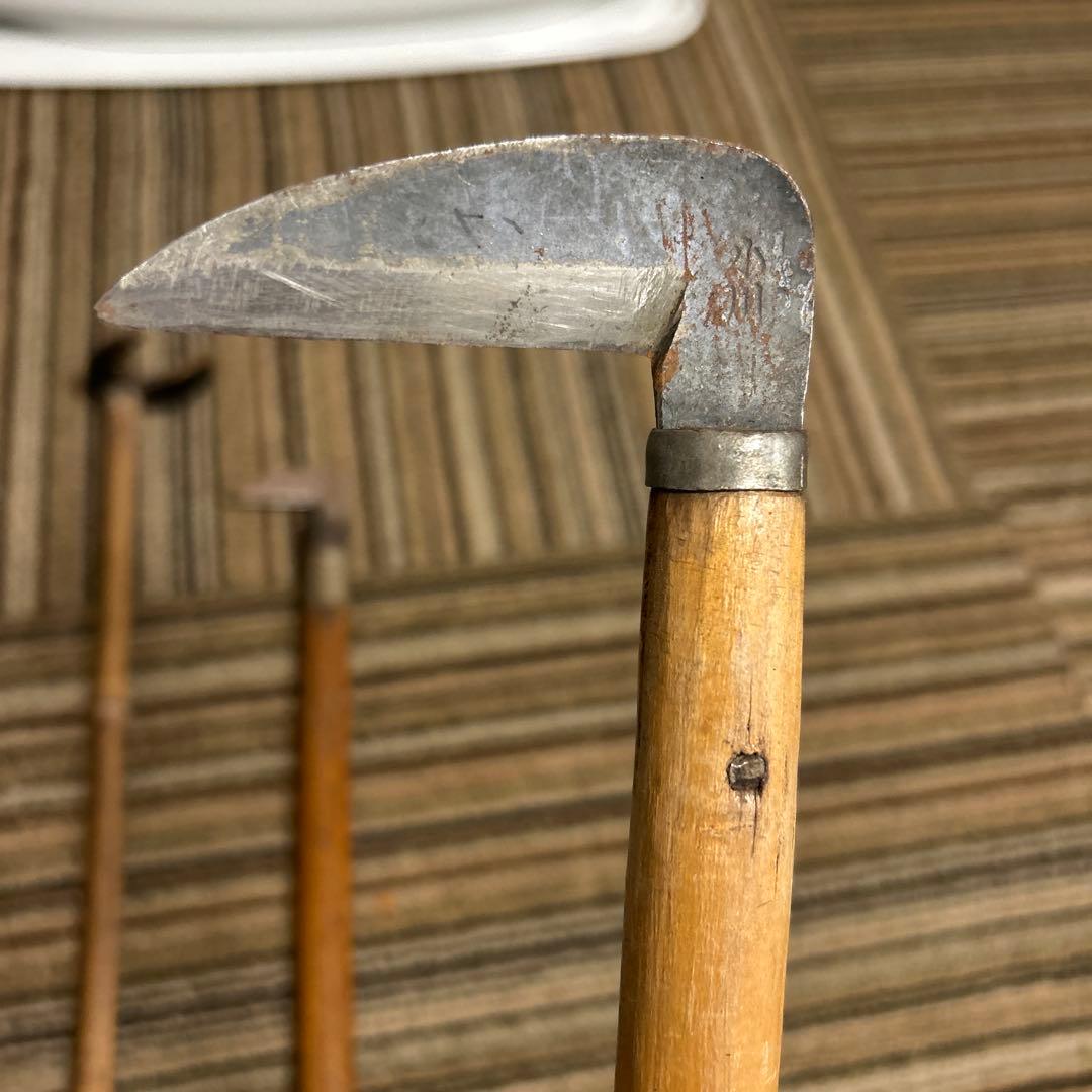 木製農具 曲線刃 収穫用