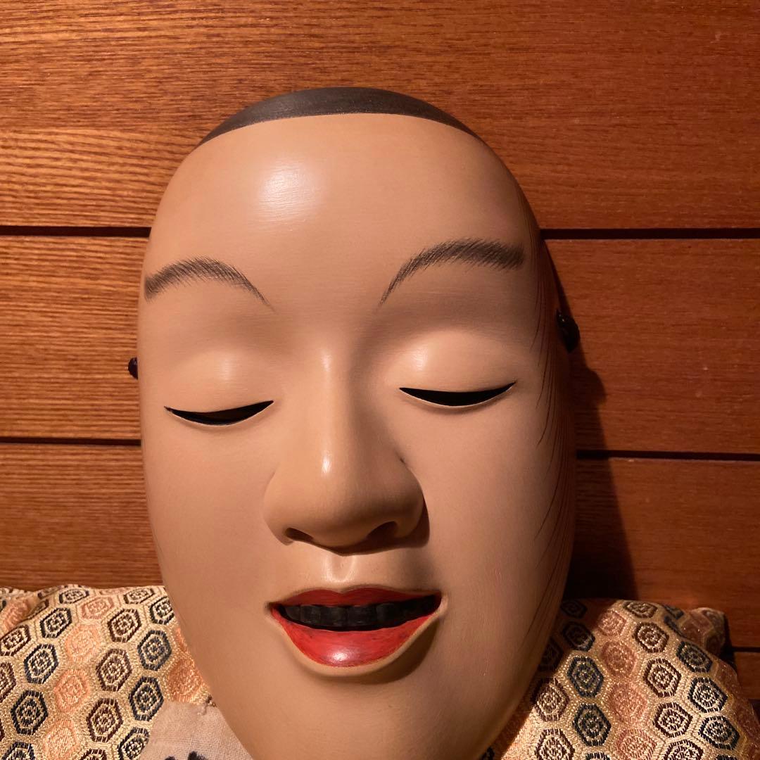 能面　　蝉丸　　青木唯春　作