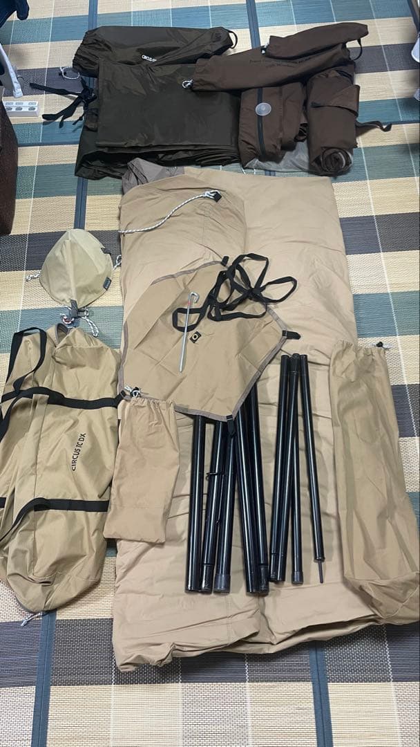 サーカスtc dxフロントフラップ付き　 サーカスフルサイズグランドシート付き