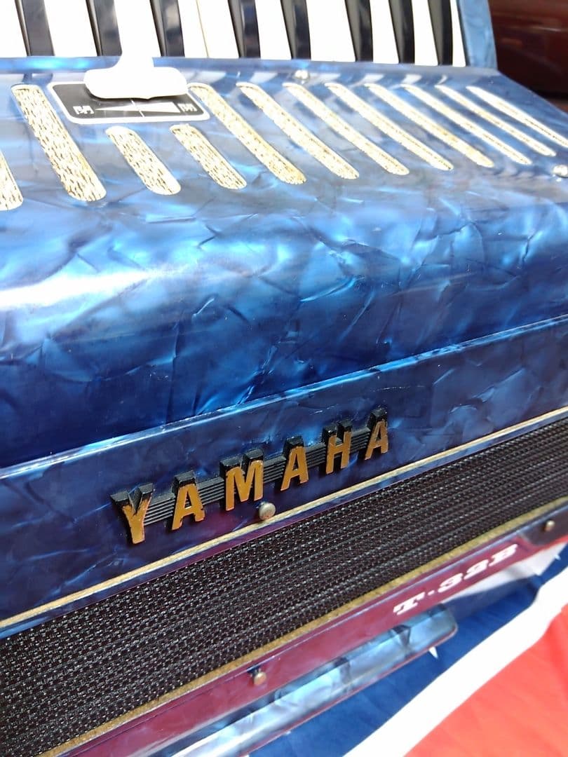 【整備済懐しい音色】Yamaha テナー アコーディオン T-32B 32鍵