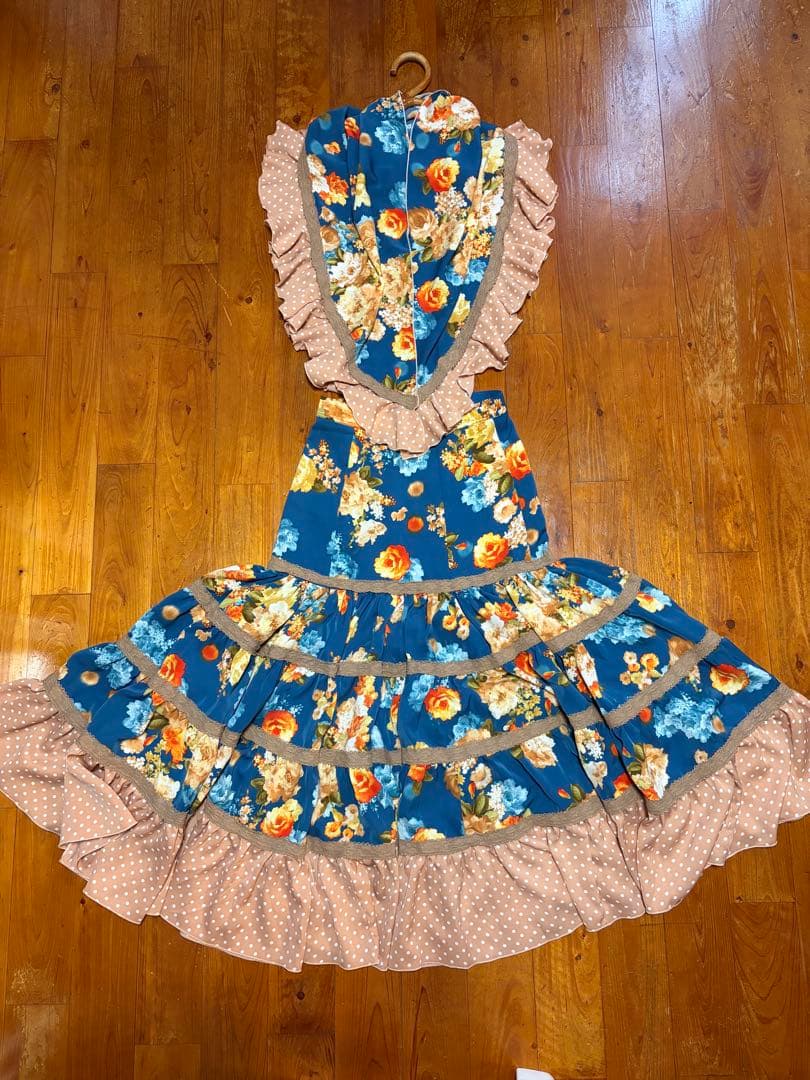 専用です【COCO】フラメンコピキージョ&ティアードファルダ