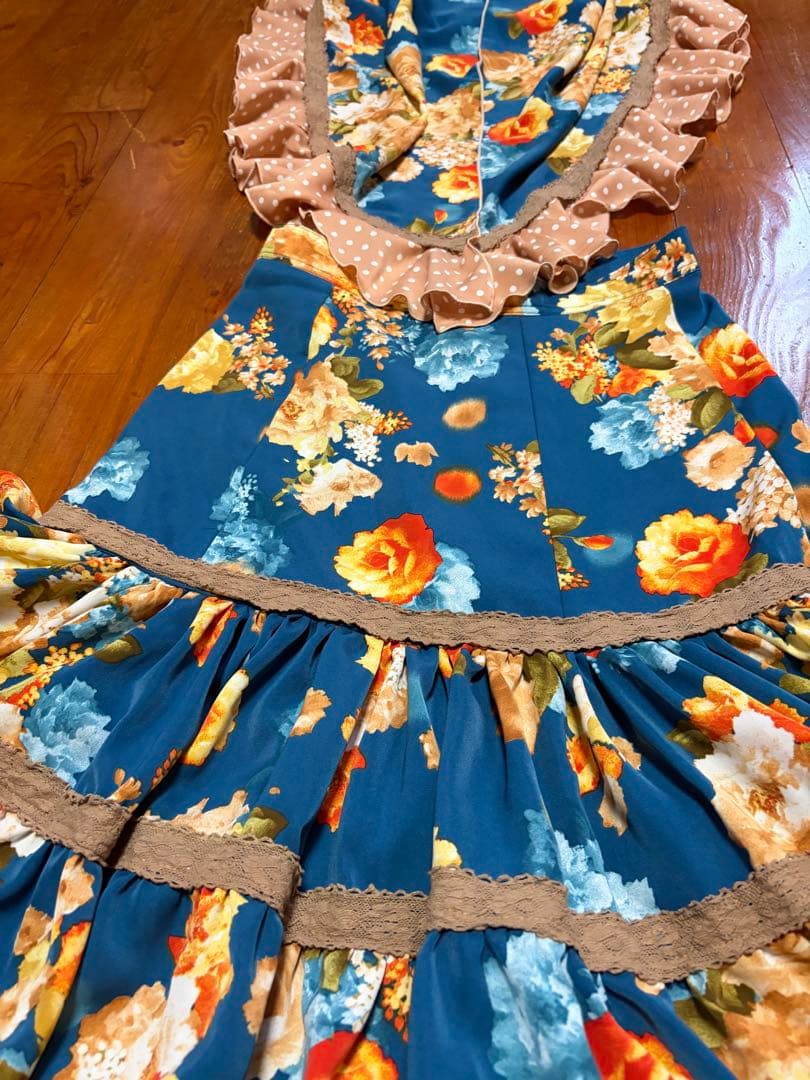 専用です【COCO】フラメンコピキージョ&ティアードファルダ