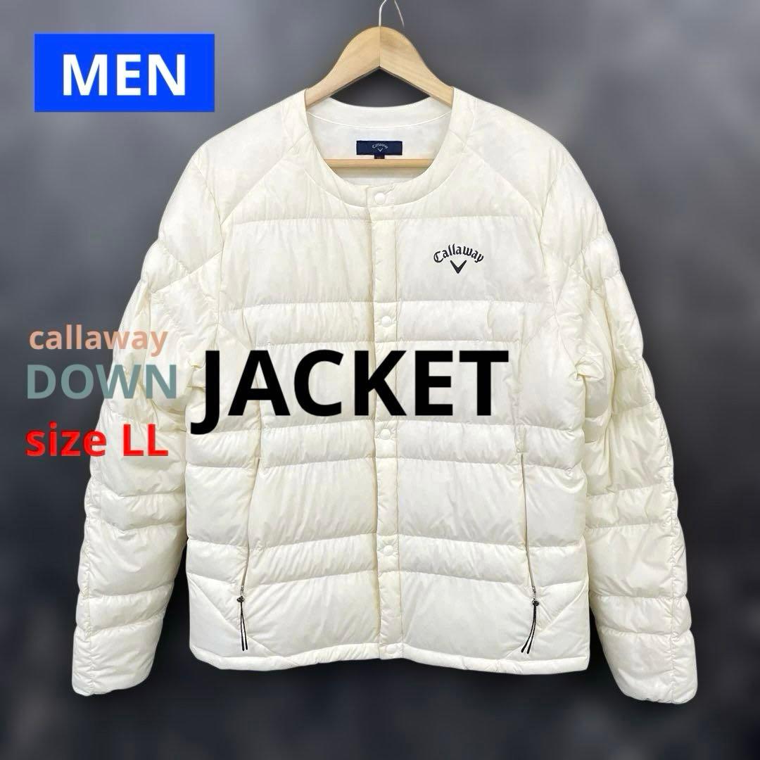 キャロウェイ メンズ 襟なし ダウンジャケット《LL》