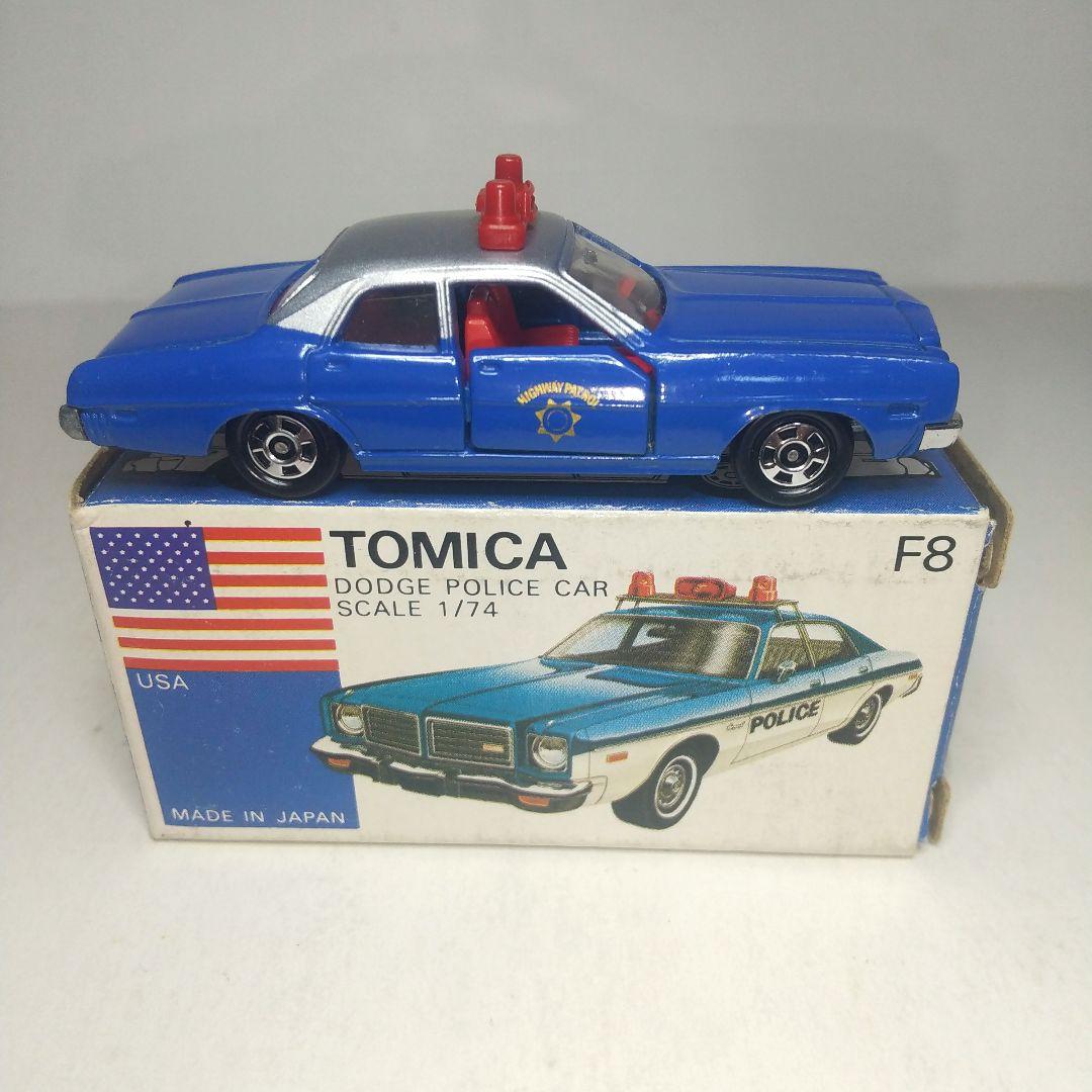 (3693)トミカ 青箱 日本製 ダッジ コロネット ポリスカー 特別限定車