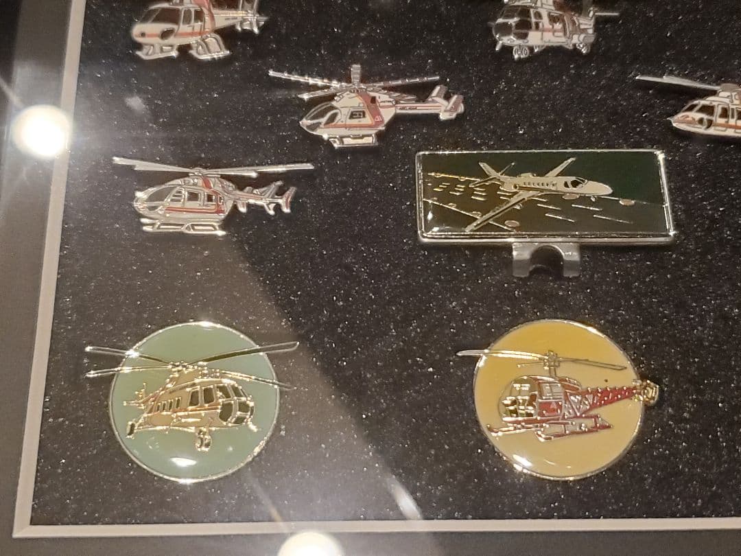 激レア限定★非売品★極美品ヘリコプター朝日航洋記念ピンバッチ2008ビンテージ