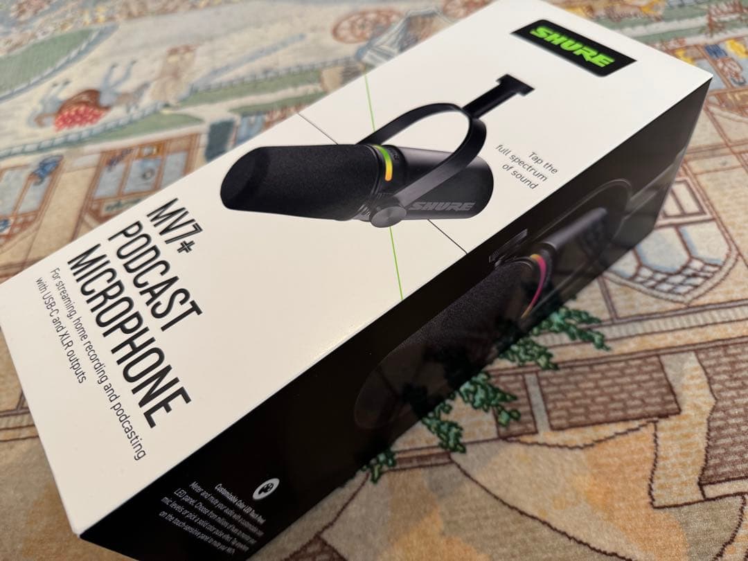 配信機器・PA機器・レコーディング機器 Shure MV7+ Podcast Microphone