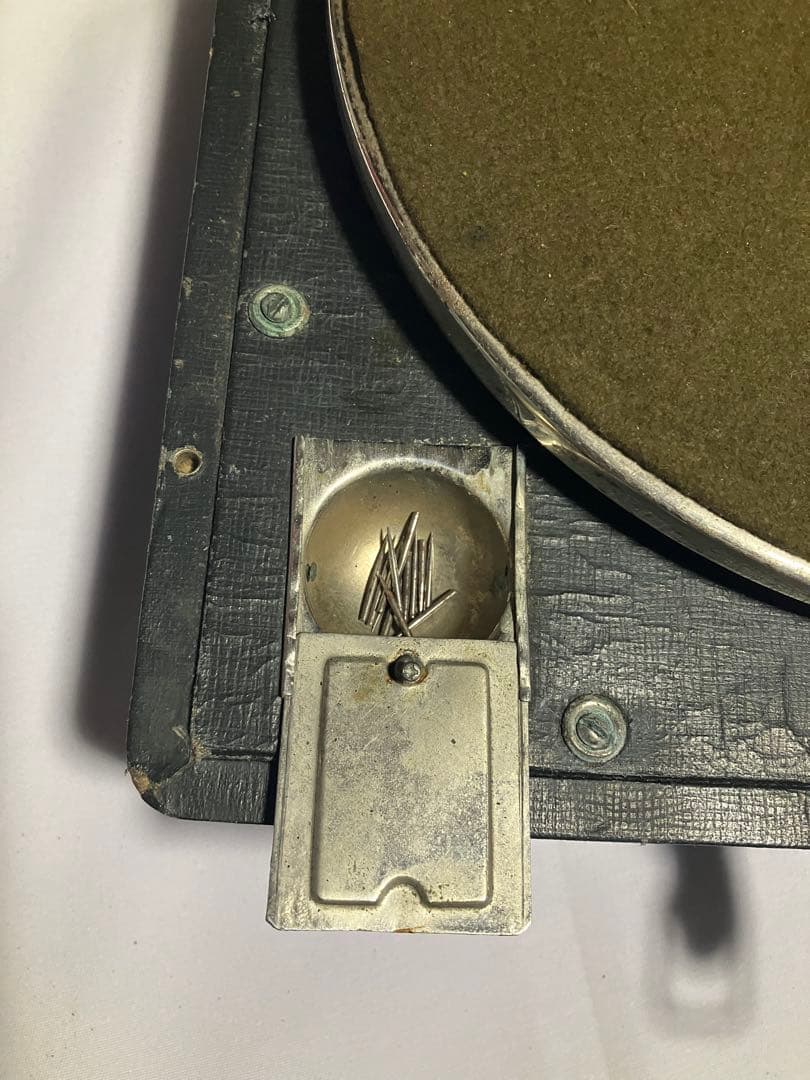 ヴィンテージ 蓄音器　稼動品　アンティークレコードオマケ付き