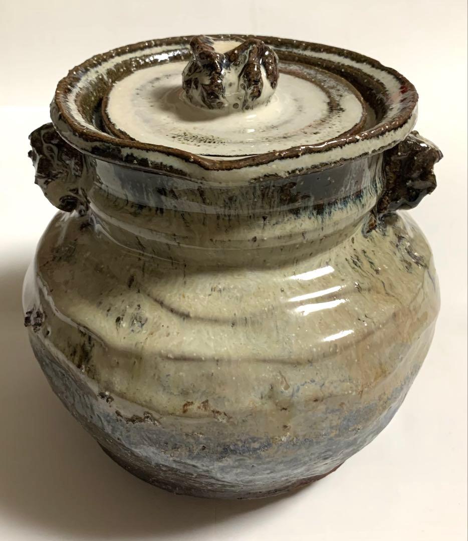 萩焼　凌雲窯　水指　小久保凌雲氏作