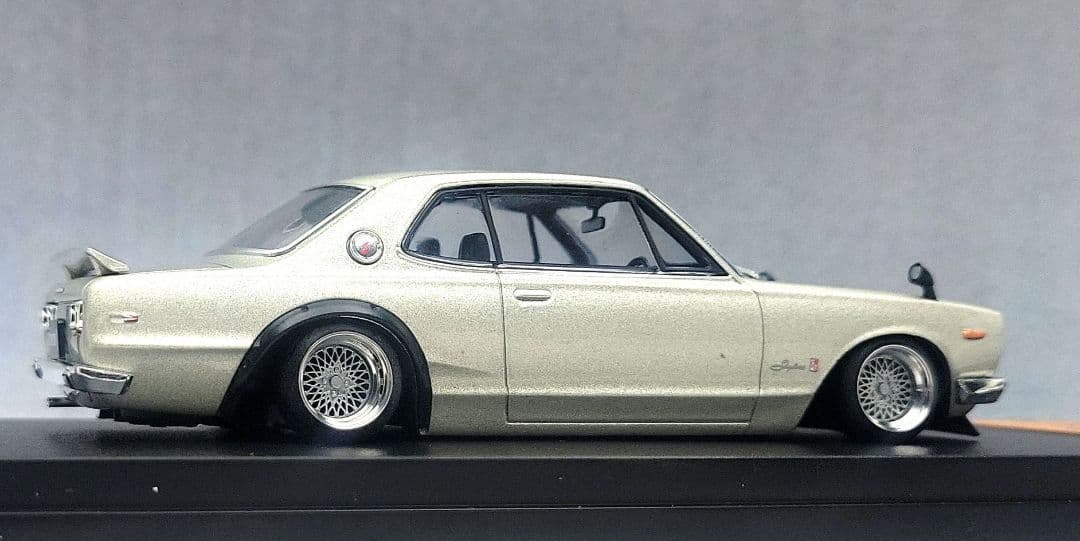 1/43　スカイライン改　ハコスカ2Dr　SSRメッシュ　アルミ製　深リム